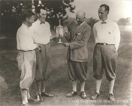 Bobby Jones exemplified the principles of sportsmanship and fair play. In the playoff round of the 1925 U.S. Open, Jones caused a slight movement of his ball as he lined up a shot. Despite nobody else noticing the infraction, Jones called a penalty on himself - a stroke that ultimately cost him the championship.